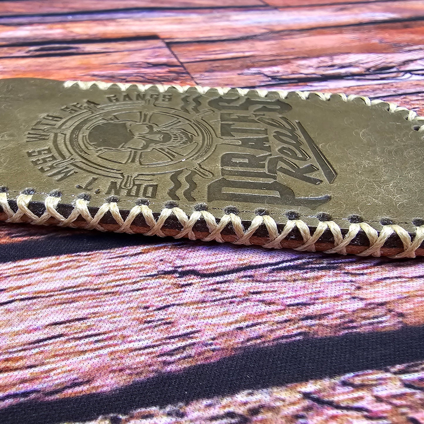 Premium Leather Slip "Pirates Real" (SM) Black Back