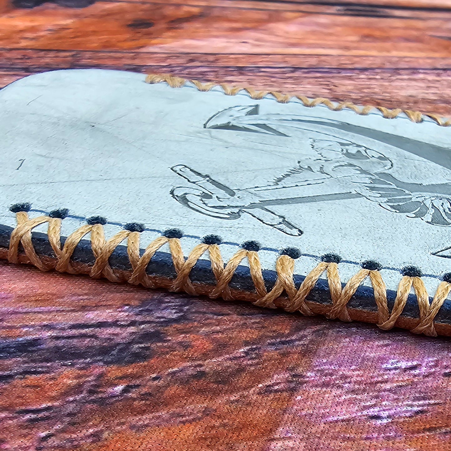 Premium Leather Slip "Waxy Sailor" V1 (LG) Italian Phantom Leather