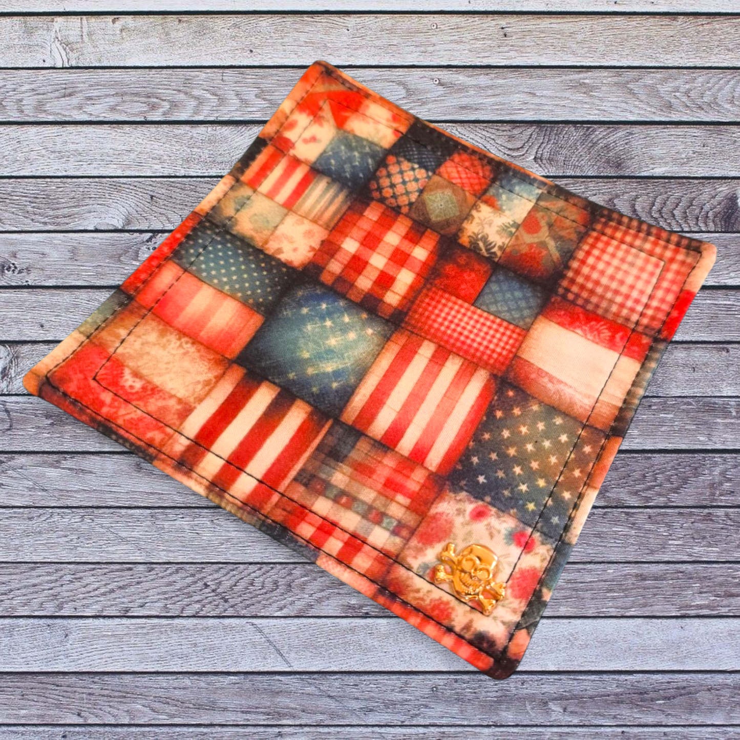 USA Patriotic Hank "American Patches" 5.00"x5.00"
