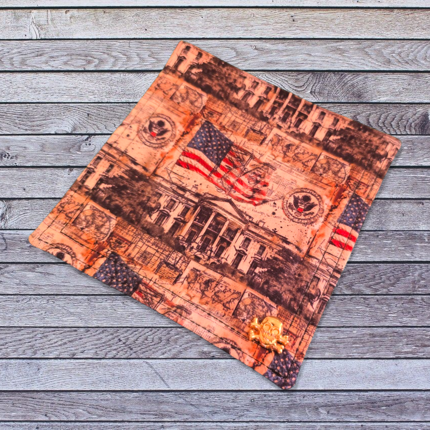 USA Patriotic Hank "Whitehouse" 5.00"x5.00"