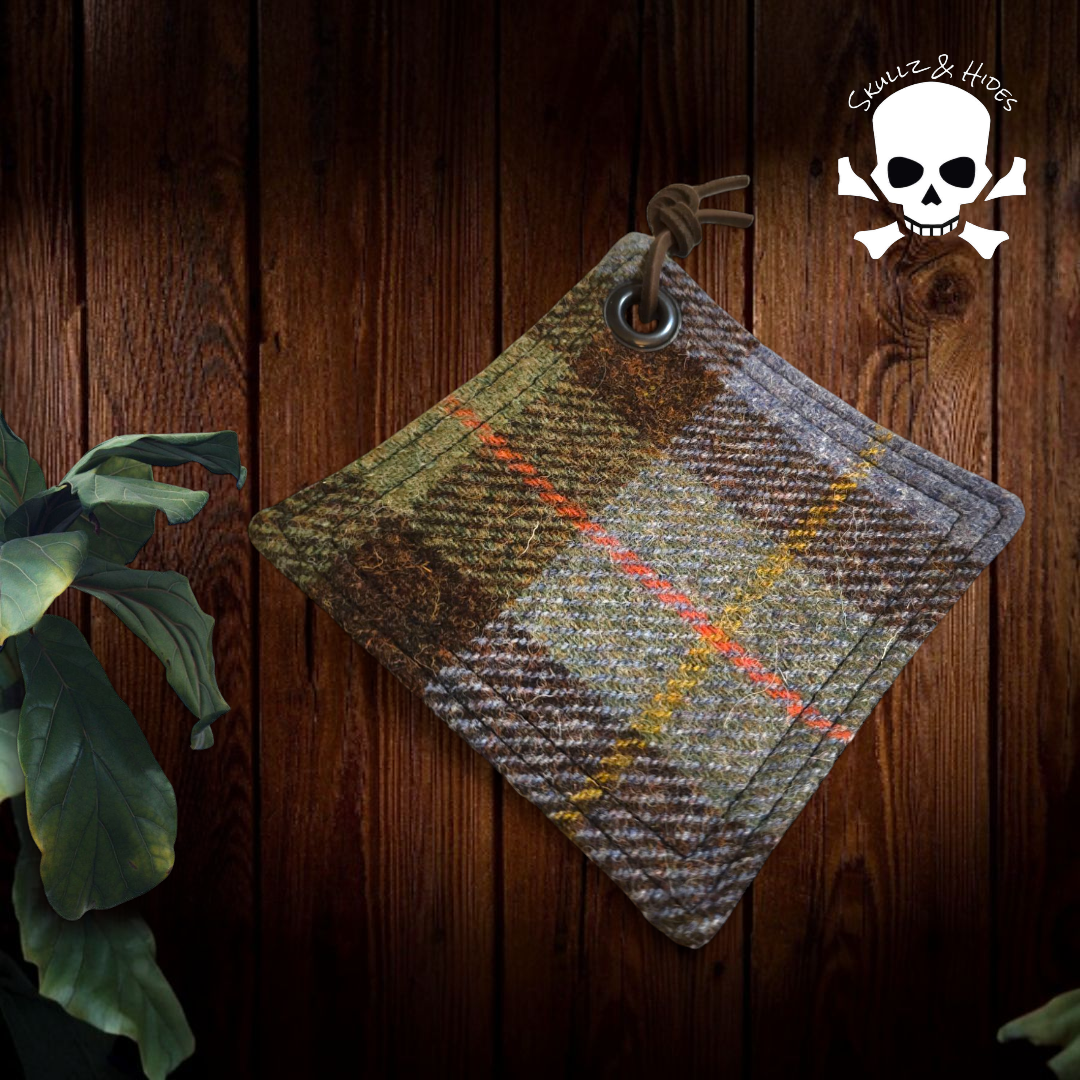 Luxury EDC Pocket Hank "The Cobbler" 5.00"x5.00" British Tweed