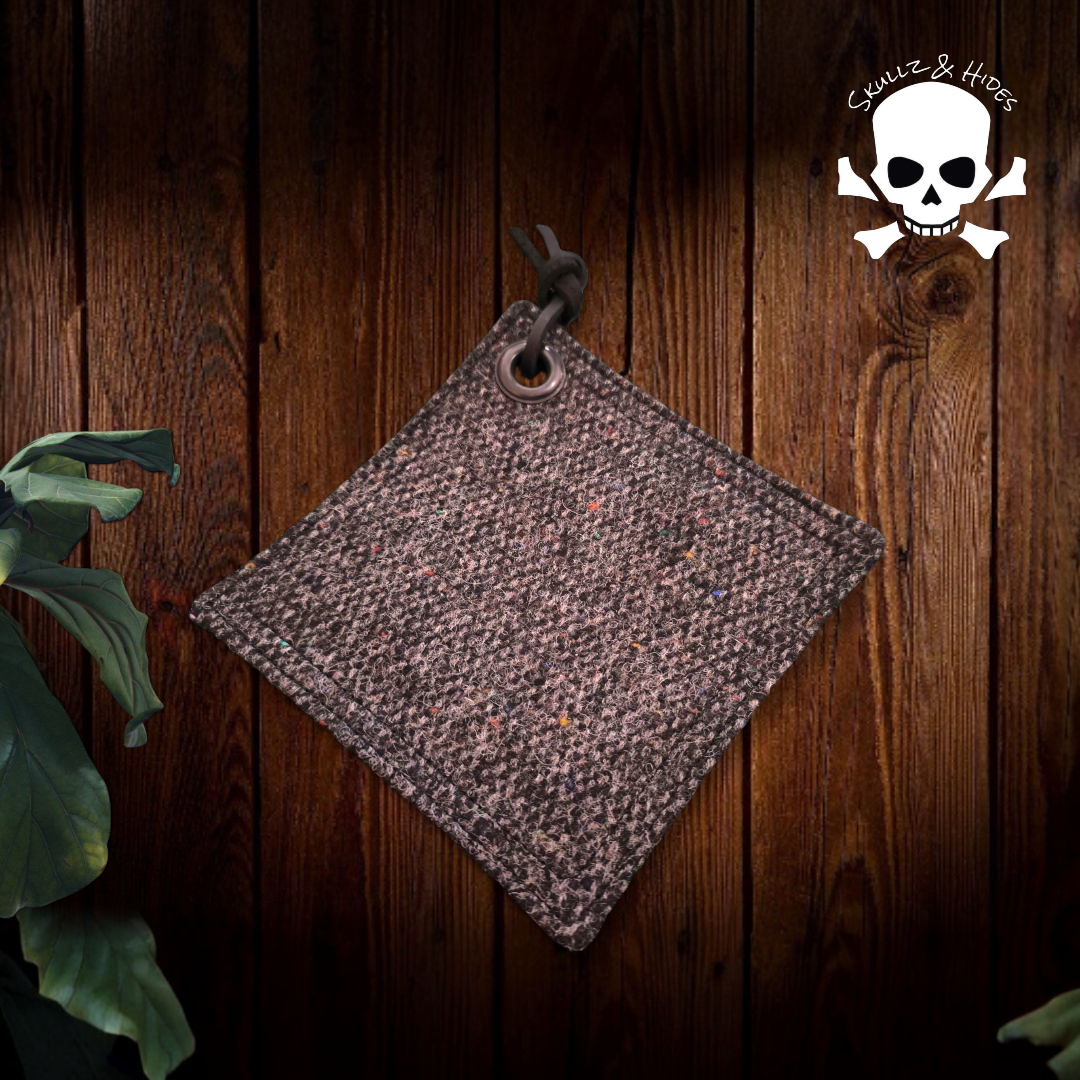 Luxury EDC Pocket Hank "Errigal" 5.00"x5.00" Donegal Tweed