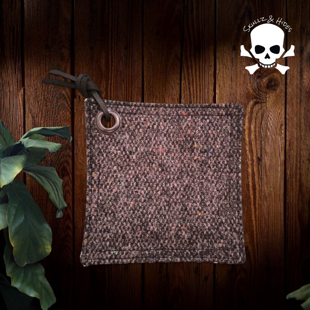 Luxury EDC Pocket Hank "Errigal" 5.00"x5.00" Donegal Tweed