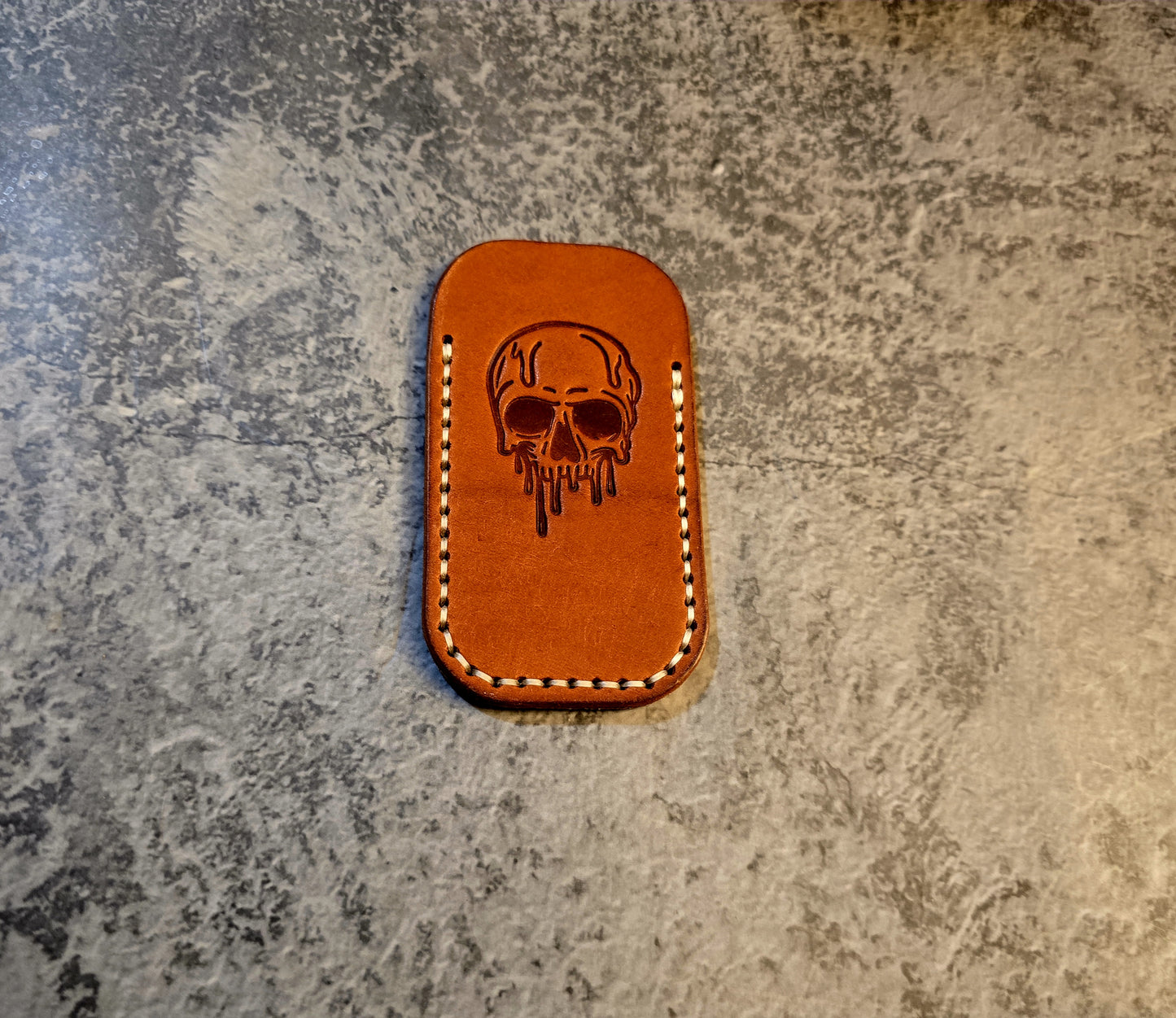 Zombie-Totenkopf-Taschenslip V1 Hellbraun (SM)