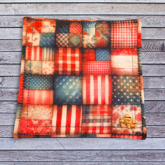 USA Patriotic Hank "American Patches" 5.00"x5.00"