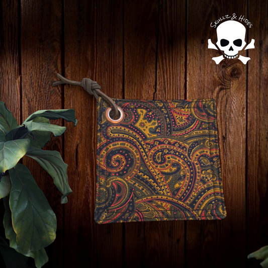 Luxury EDC Pocket Hank 5.00"x5.00" Peruvian Paisley