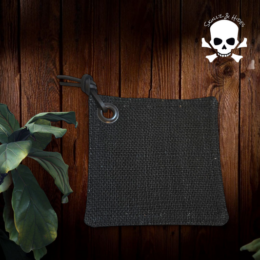 Luxury EDC Pocket Hank " The Blackout Burlap" 5.00"x5.00" 100% USA Made