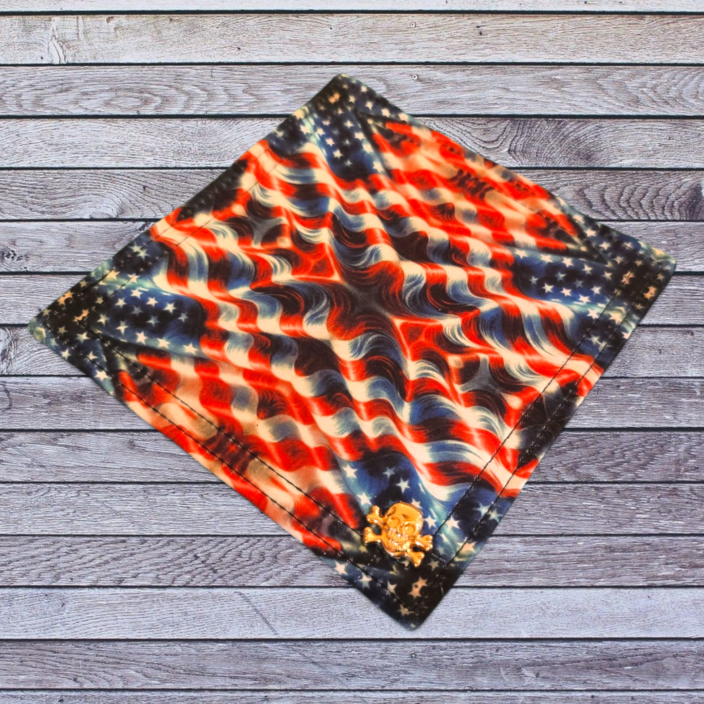 USA Patriotic Hank "Abstract USA Flag" 5.00"x5.00"