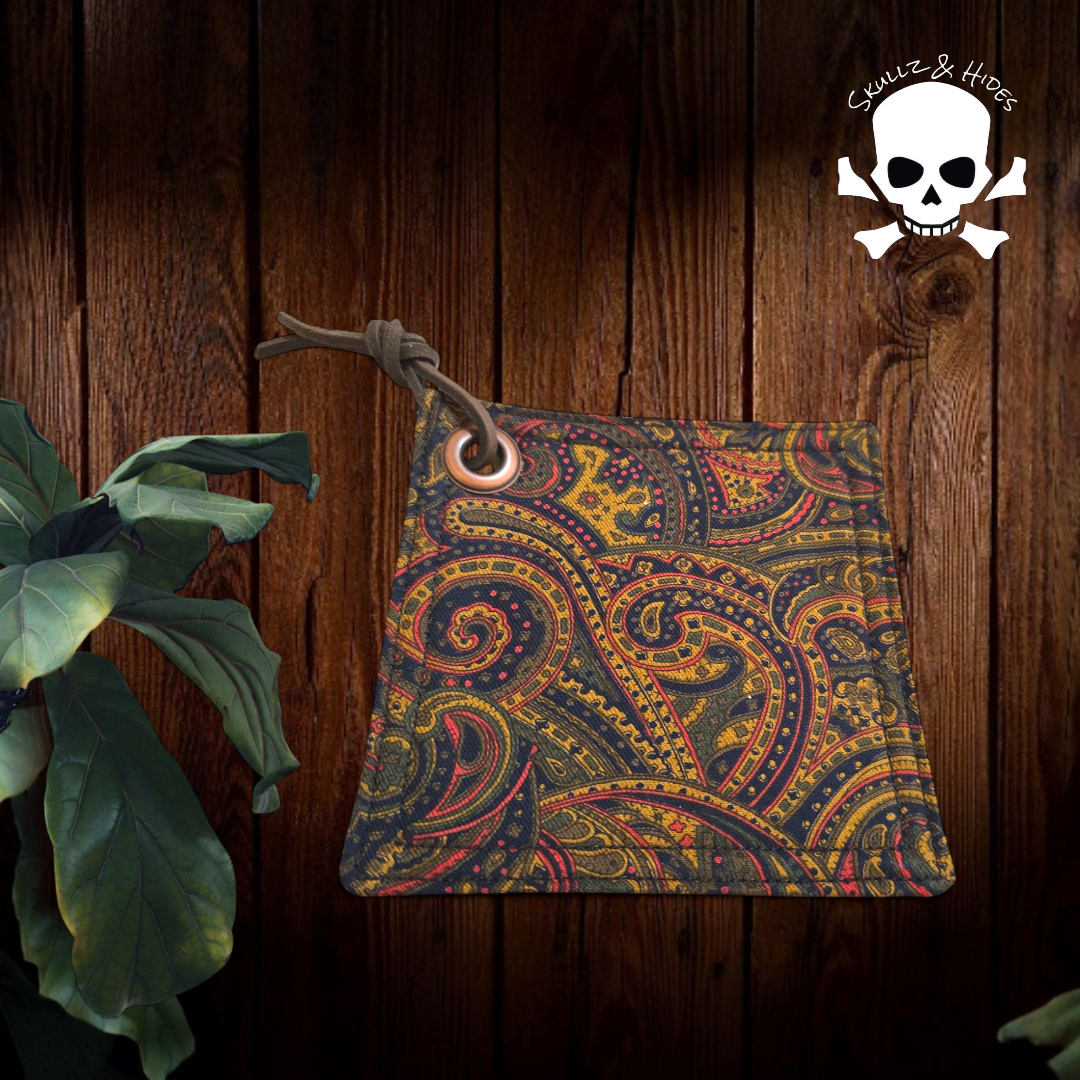 Luxury EDC Pocket Hank 5.00"x5.00" Peruvian Paisley