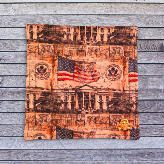 USA Patriotic Hank "Whitehouse" 5.00"x5.00"