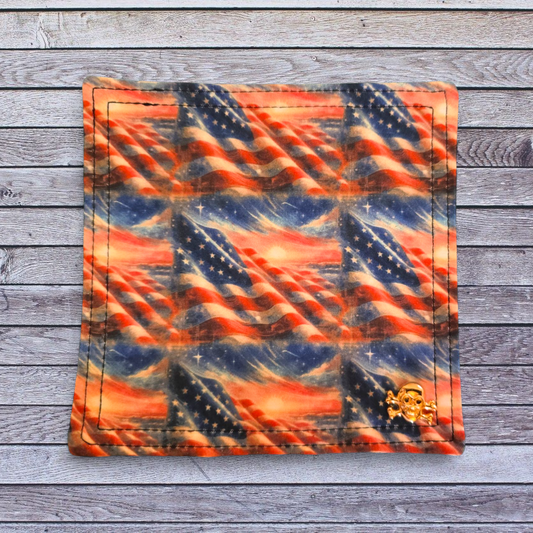 USA Patriotic Hank "Waving USA Flag" 5.00"x5.00"