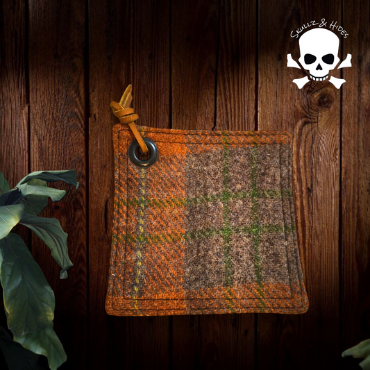 Luxury EDC Pocket Hank "Cùl Mor" 5.00"x5.00" British Tweed