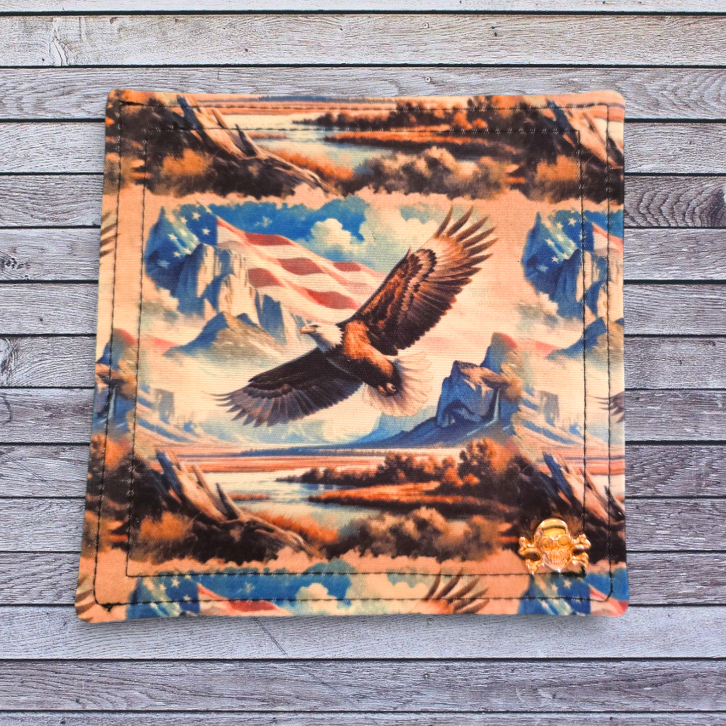 USA Patriotic Hank "American Flying Eagle" 5.00"x5.00"