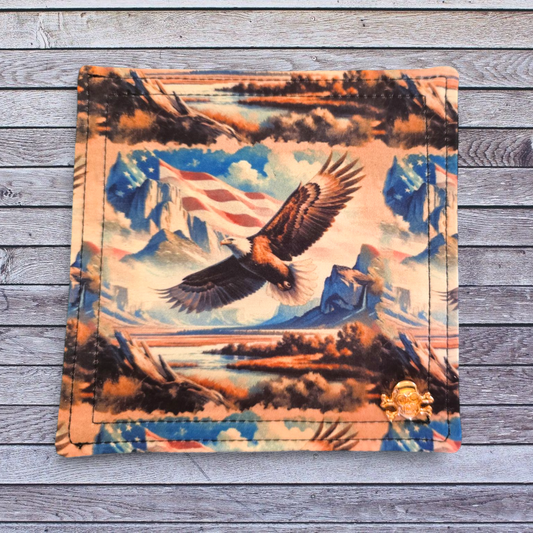 USA Patriotic Hank "American Flying Eagle" 5.00"x5.00"