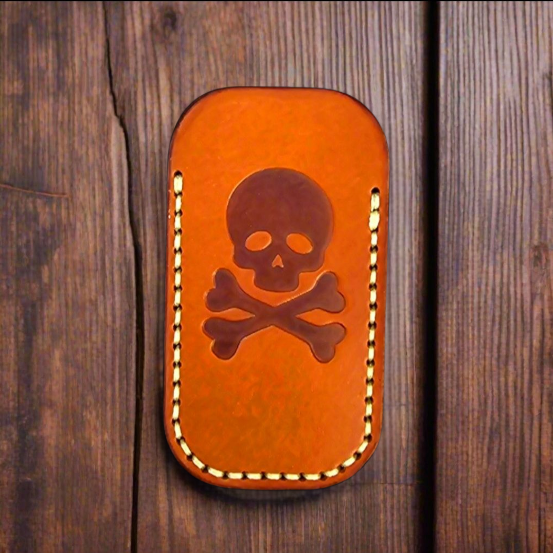 Premium Leather Slip "The Original Jolly Rogers" (SM) - Italian Margotta Leather